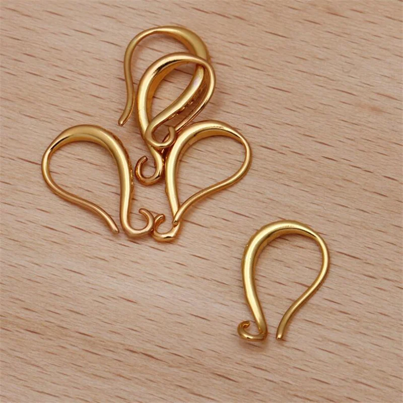 Застежки-крючки для сережек из латуни 10 х15 мм 20 шт. | Украшения и аксессуары