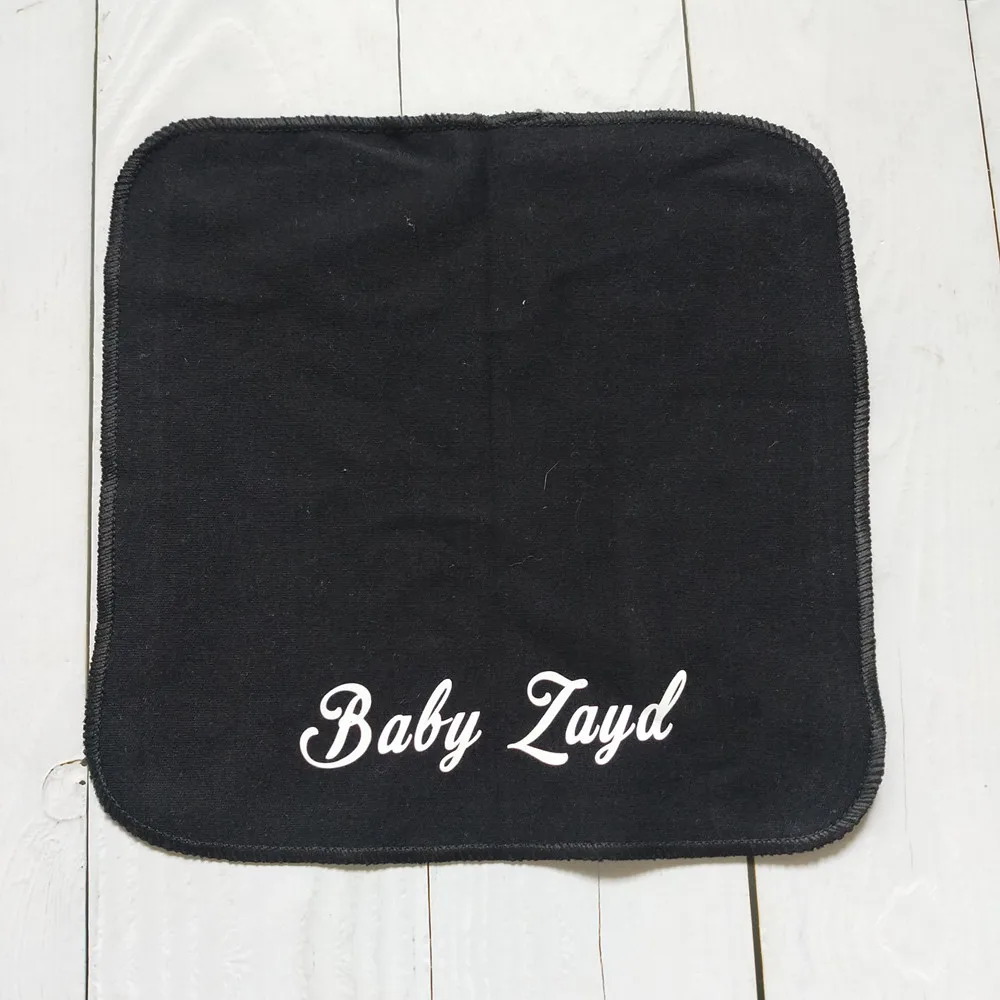 Baberos de algod&oacute;n con nombre personalizado para beb&eacute; reci&eacute;n nacido, pa&ntilde;uelo de toalla para babear, regalo para reci&eacute;n nacido, accesorio de alimentaci&oacute;n infantil-0