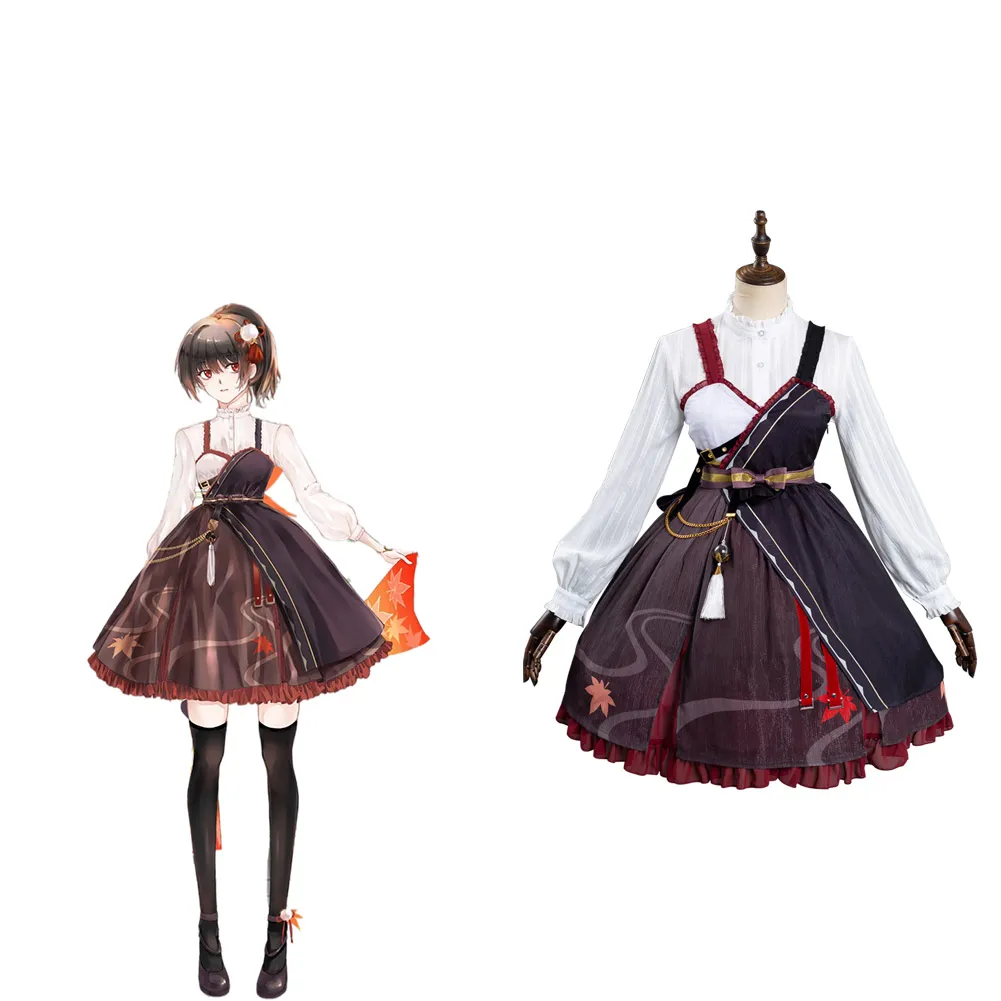 

Genshin Impact Kazuha Cosplay Costume Lolita Dress Outfits Halloween Carnival Suit