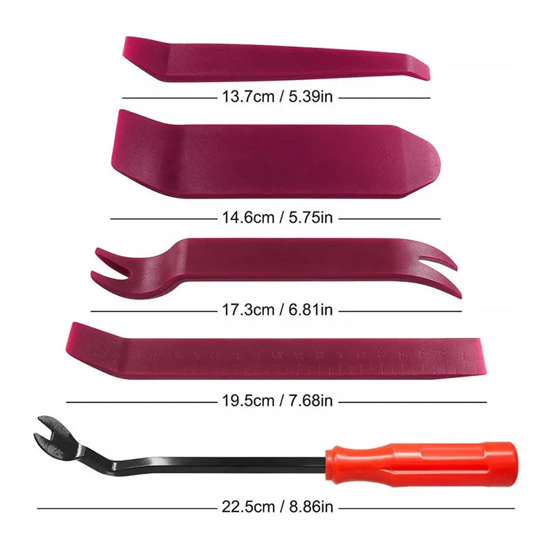 5 шт./компл. автомобиля PDR инструментов для удаления гвоздодер Радио Аудио Панель