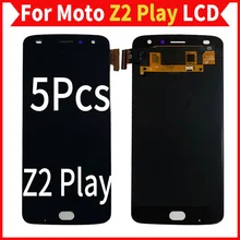 5Pcs/Lot For Moto Z2 Play LCD Screen Display With Touch Digitizer Assembly XT1710-01/07/08/10 Mobile Phone Parts