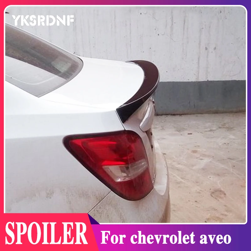 

Спойлер для заднего крыла автомобиля Aveo из АБС-пластика, Праймер, цветной задний спойлер, нажмите на хвост для Chevrolet Aveo, спойлер 2015 2016 2017