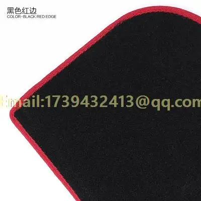 black with red edge Автомобильные Dashmats аксессуары для стайлинга автомобиля покрытие приборной панели ковер для nissan sunny 2002 2003 2004 2005 - Название цвета: black with red edge