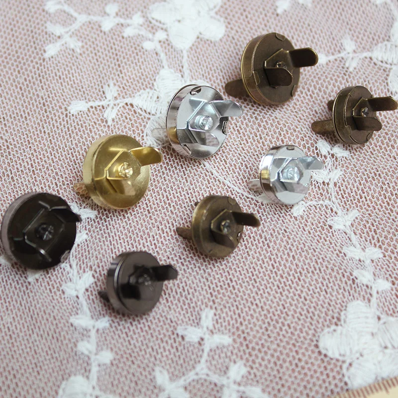 Diy магнитная пряжка золотого, серебряного, бронзового цвета, пистолет, черные сумки, магнитные застежки, застежка, кнопка, пряжка, сумочка, сумка для шитья, ремесло