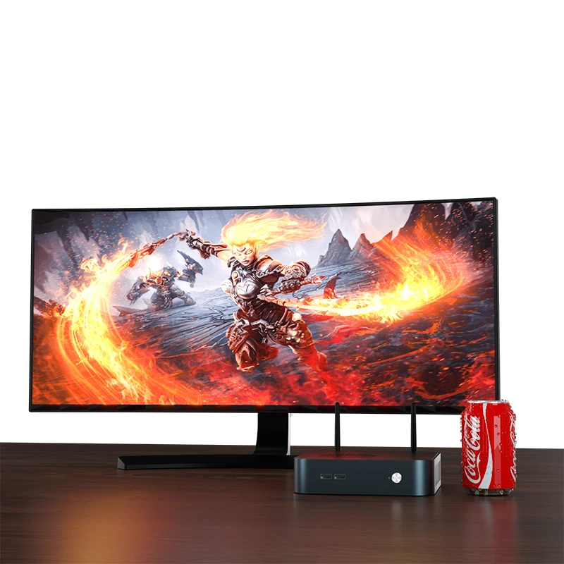 AMD Мини ПК Ryzen 7 4800H 8 ядер 16 потоков Nuc M.2 PCIE Radeon Графический игровой компьютер HTPC 3*4K