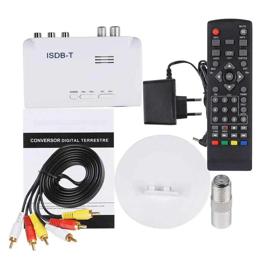 ТВ приставка спутниковый ресивер HDMI 1080P AV RCA цифровой преобразователь сигнала