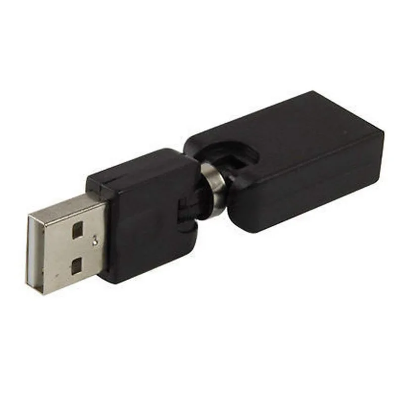 Вращающийся и Поворотный адаптер USB 2 0 типа A для Женский с углом поворота 360