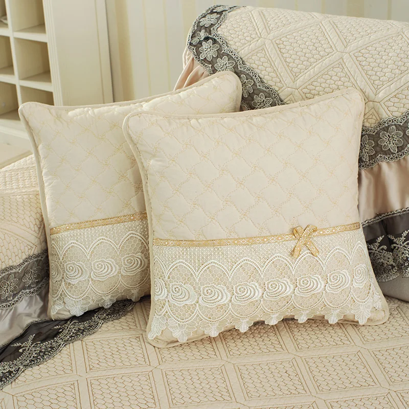 Высококачественный удобный Европейский коврик для дивана тканевая хлопковая