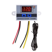 10a 12v 24v 220vac digital led temperature controller xh w3001 for incubator cooling heating switch thermostat ntc sensor