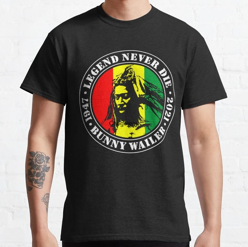 Мужская рубашка BEST OF REGGAE BUNNY WAILER (2) женская и мужская рубашка|Мужские футболки| |