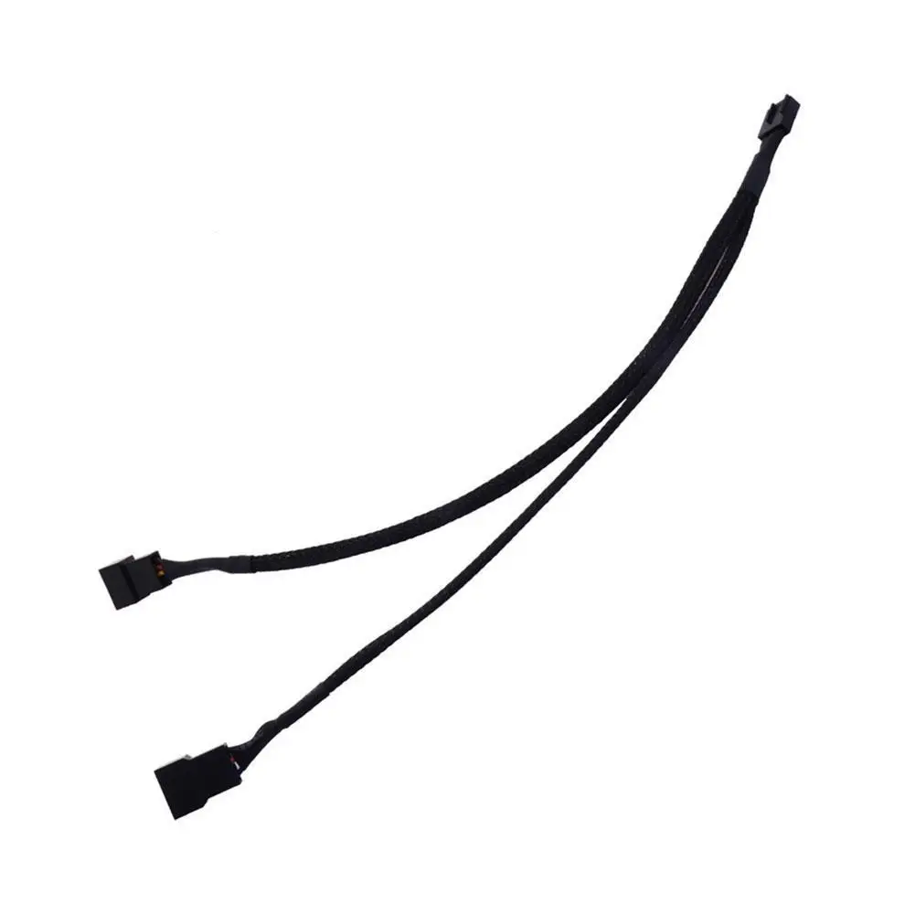 

Computer Fan One Point Four Adapter Cable Black Sleeve 3Pin 4-Pin Cord Computers 4-Port 4PinPC Power To Molex IDE B0N9