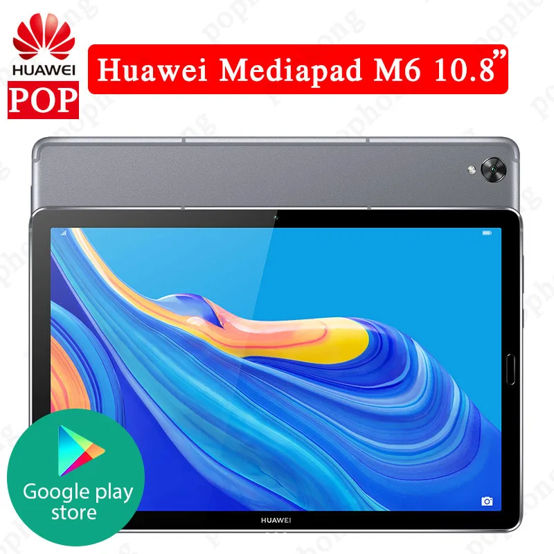 Huawei Mediapad M6 10,8 дюймов WiFi планшетный ПК Kirin 980 Восьмиядерный Android 9,0 отпечаток пальца Google play GPU Turbo 3,0