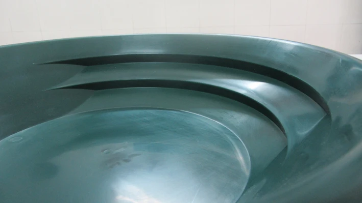 Новинка зеленая пластиковая сковорода для мытья золота 15 дюймов металлоискатель