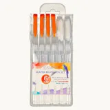 6 water pen 20/24/48 Цвета художественный маркер акварель кисти ручки для бизнес планирования школьные принадлежности канцелярские товары для рисования раскраски манга каллиграфия - Цвет: 6 water pen
