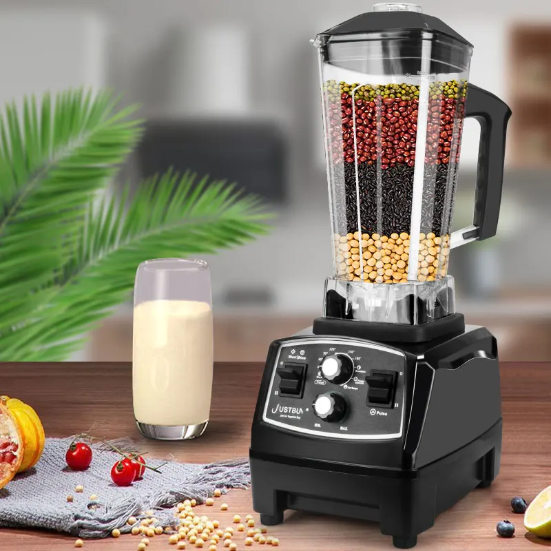 

BPA free 2200W Heavy Duty Commercial Timer Blender Professional Mixer Food Processor Japan Blade Juicer Ice Smoothie