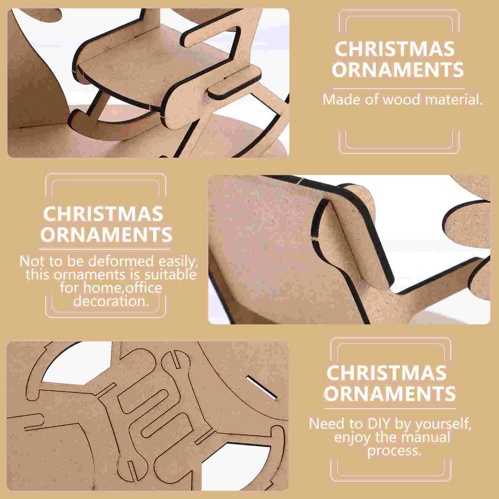 1 набор деревянный Настольный Ангел сделай сам в рождественском стиле украшение