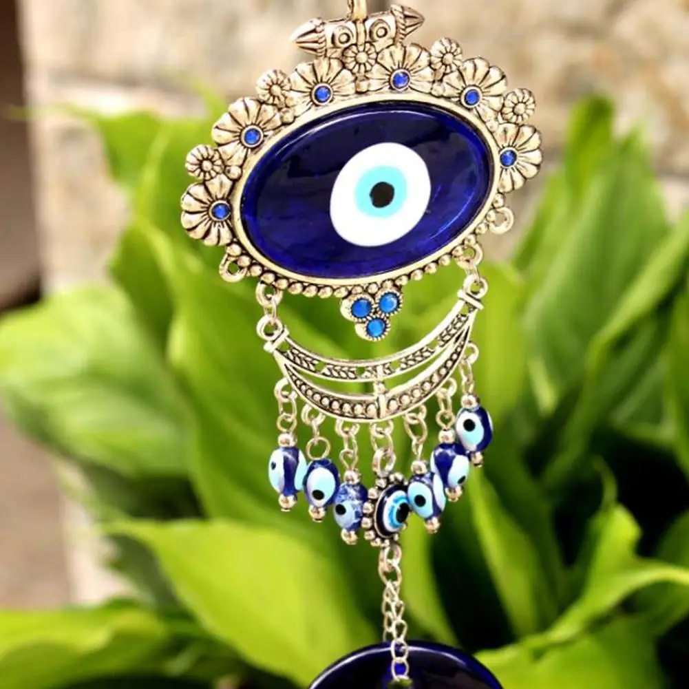 Синий турецкий амулет в виде глаза для внутреннего настенного подвесного декора