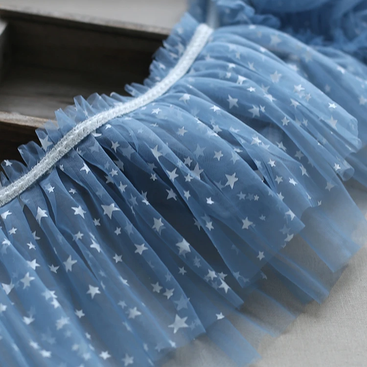 Детские леггинсы с кружевом двухслойная кружевная сетчатая пряжа принтом звезд