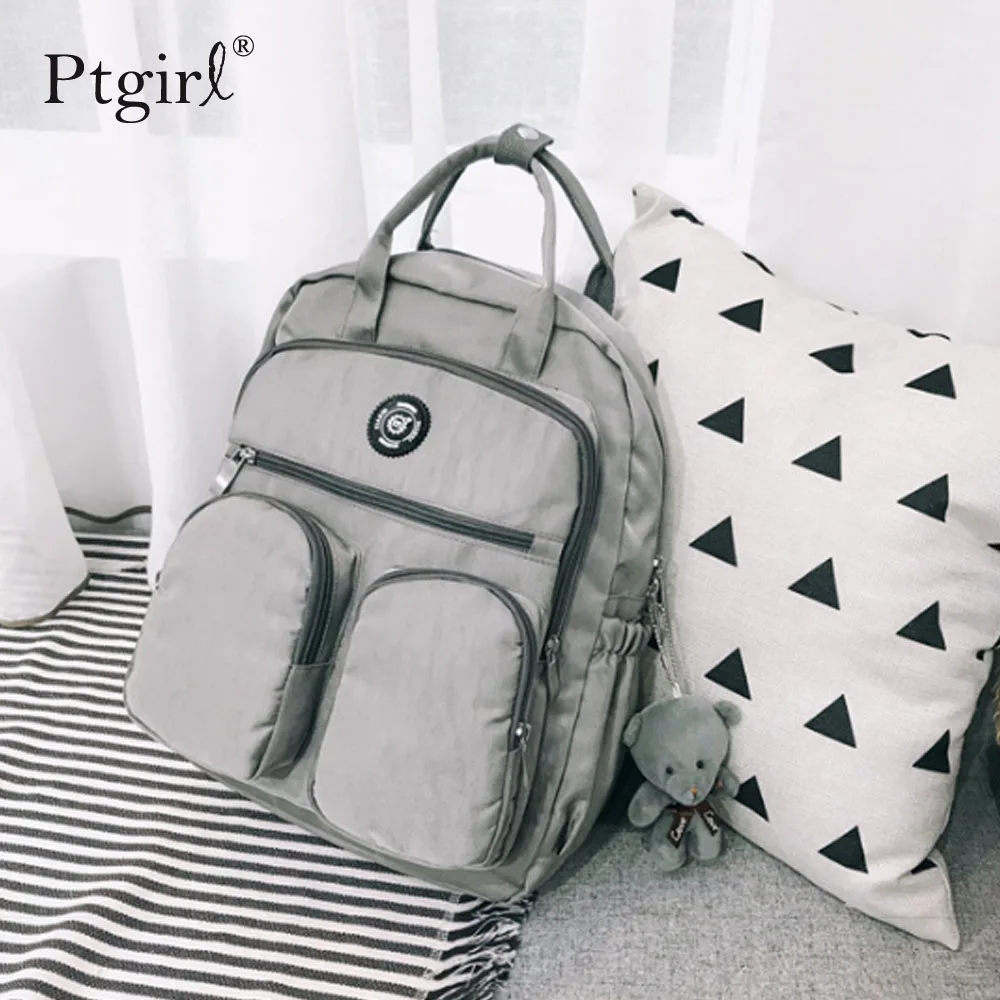 Модный женский рюкзак 2019 водонепроницаемый нейлоновый с мягкой ручкой