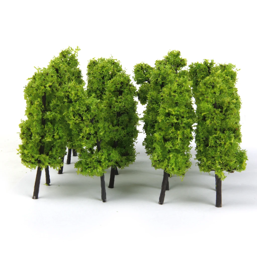 60 Pack Model Tree -1/150 1/200 Scale Train Railway Scenery Architecture Street Park Layouts Supplies | Игрушки и хобби