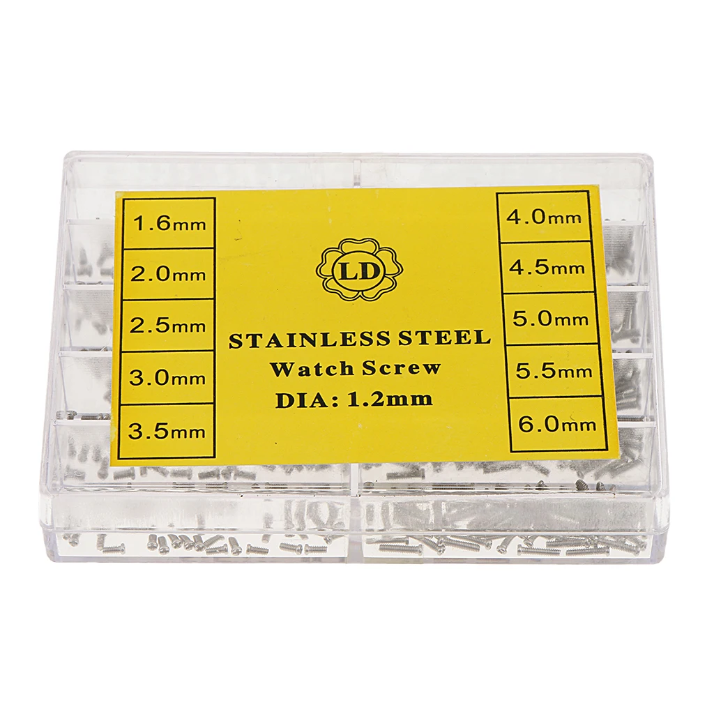 

1 Box Screws Nuts Assortment Kit Practical Tool Profession Watchmaker Tool
