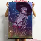 Аниме shalltear Overlord домашний декор плакат Стена Свиток 60*90 см роспись подарок HD печать настенный плакат свиток