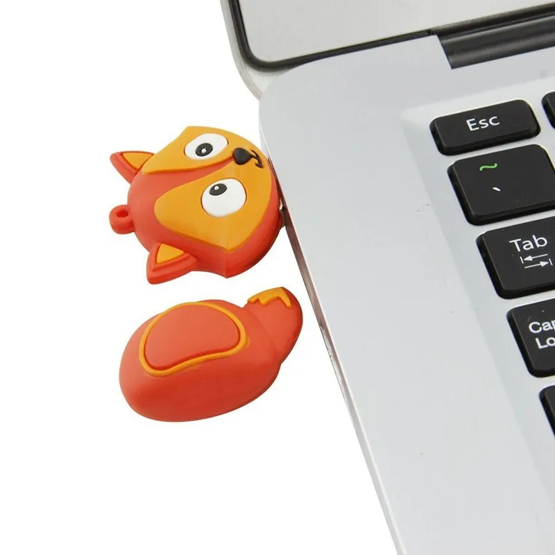 Usb флеш-накопитель Red Fox с мультяшным животным 4 ГБ 8 16 32 64 128 256 | Компьютеры и офис