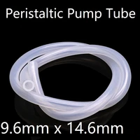 peristaltic pump tube id 9 6mm x 14 6mm od soft silicone hose wall 2 5mm flexible drink water connect pipe nontoxic transparent