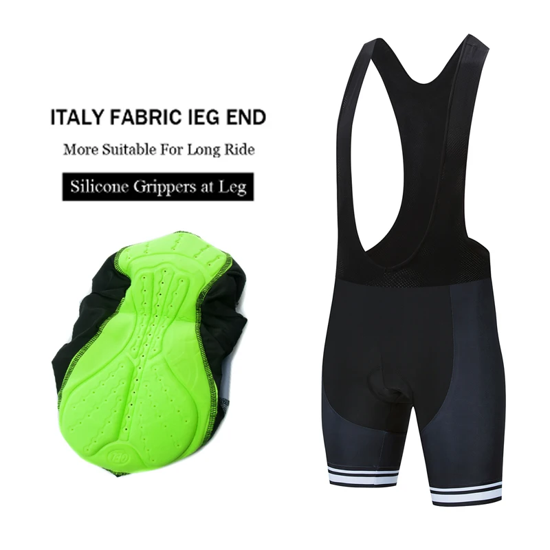 

Gicaer New Cyclinig Shorts Men Outdoor Wear Bike Cycling 5D Coolmax Gel Padded Riding Bib Shorts Bicycle Bib Shorts