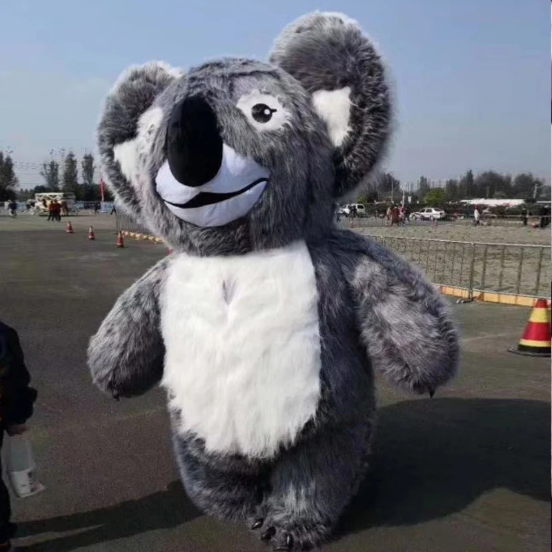 Надувной костюм талисман Koala для косплея вечеринки рекламы карнавала Хэллоуина
