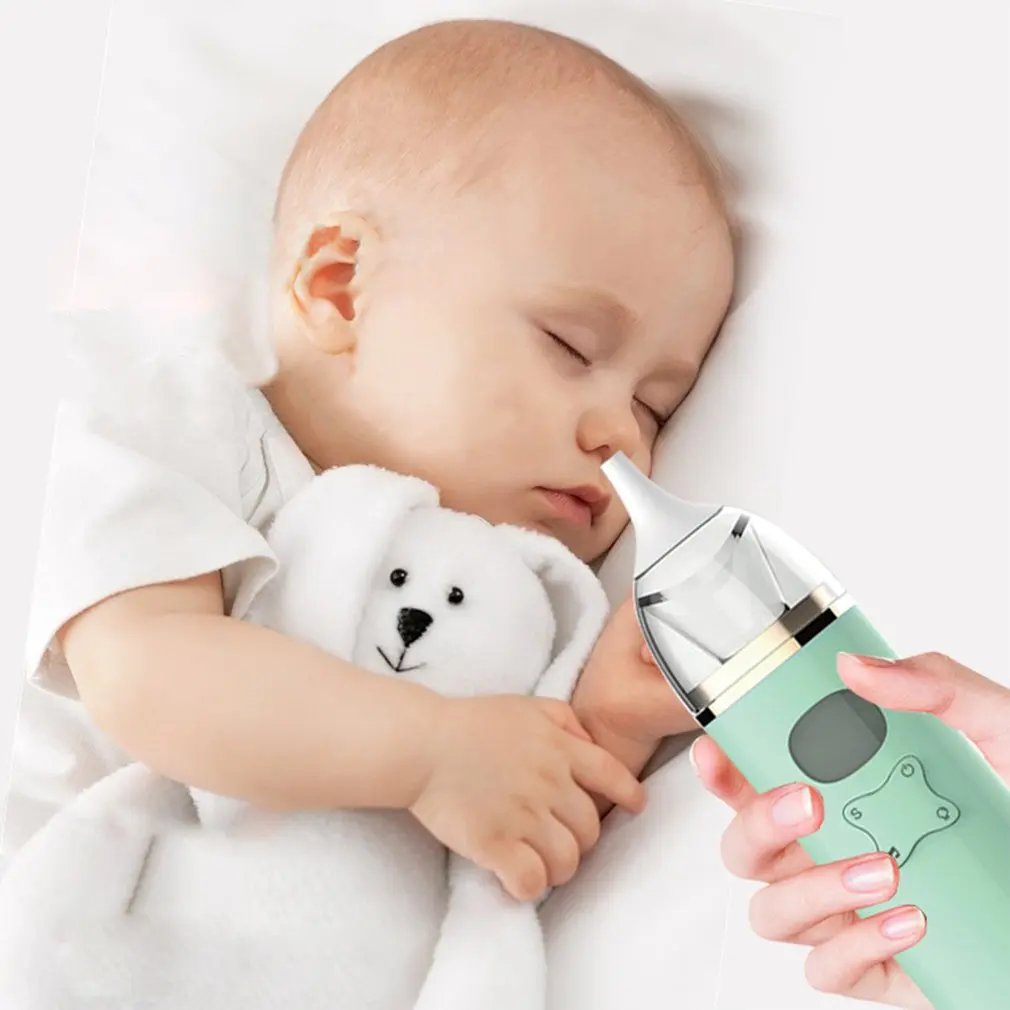 

Electric Snot Cleaning For Newborns Infant Cold Snot Machine Adjustable Operating Settings LCD Screen Nasal Aspirator