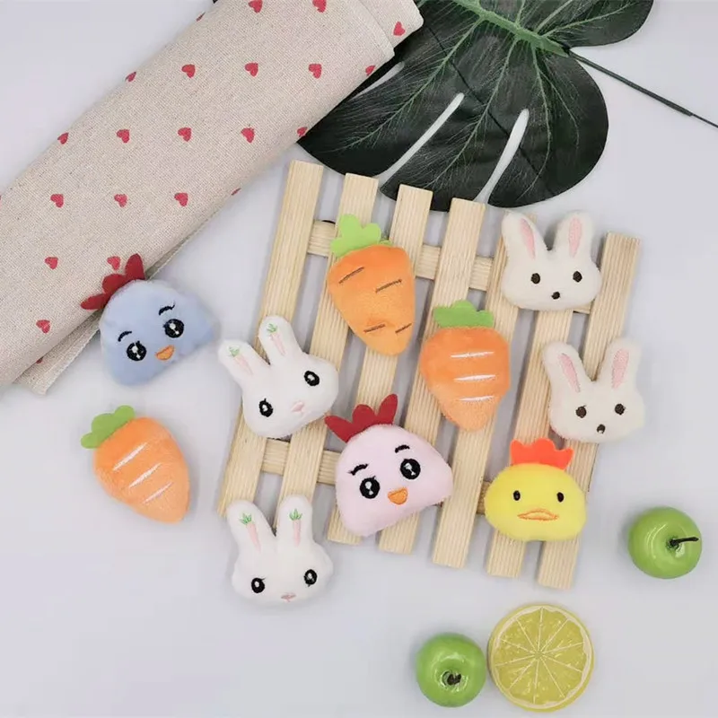 10 шт./лот DIY милые Мультяшные куклы ручной работы мягкие нашивки аппликации для
