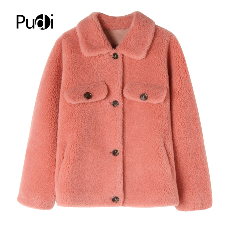 SY04 зимнее женское пальто из 30% шерсти с натуральным мехом отворотом теплая куртка