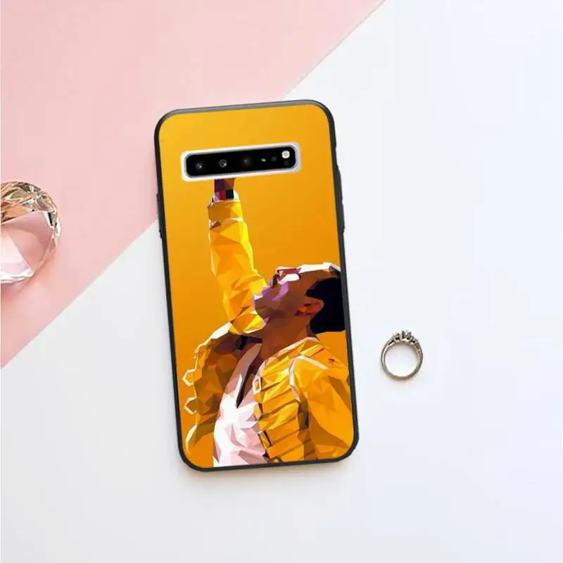 

Queen Freddie Mercury Phone Case For Samsung S7edge S8 Plus S9plus S10 Plus E For Samsung Galaxy S10