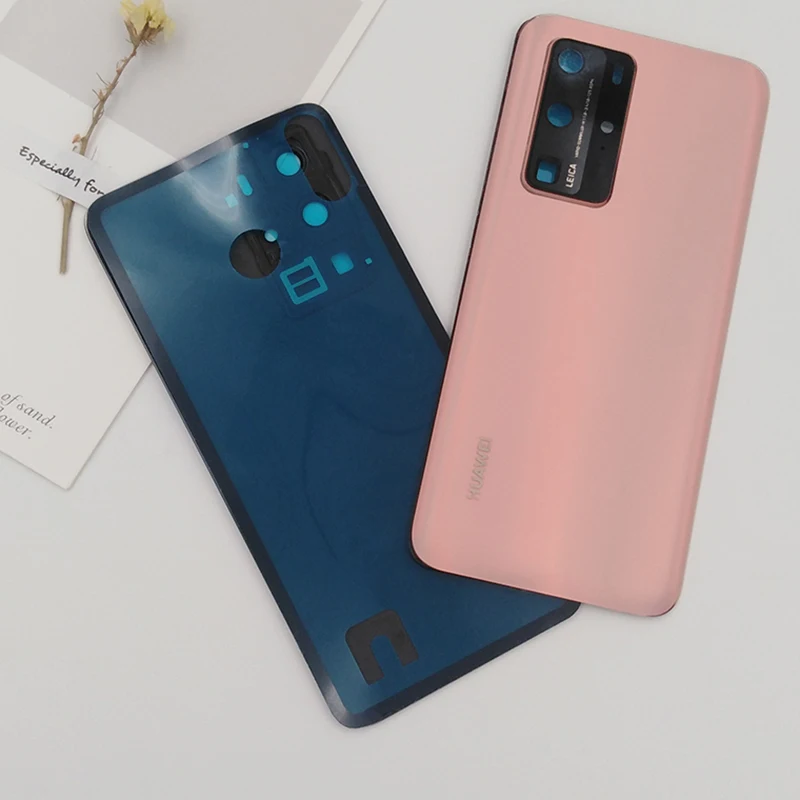 Оригинальная стеклянная задняя крышка батарейного отсека Huawei P40 P40Pro ремонт
