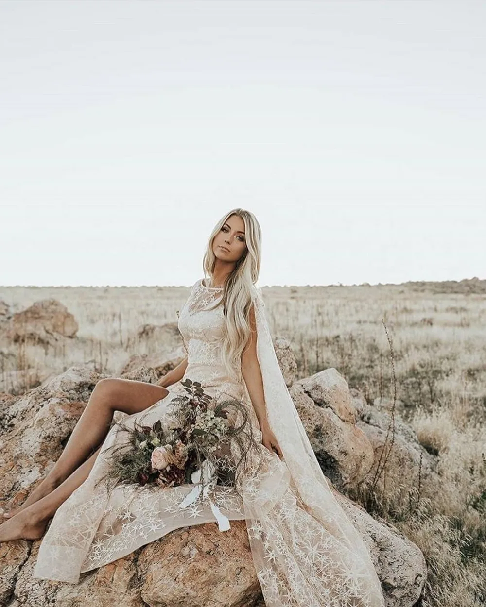 Ослепительные свадебные платья потрясающие со звездочками и цветочным принтом