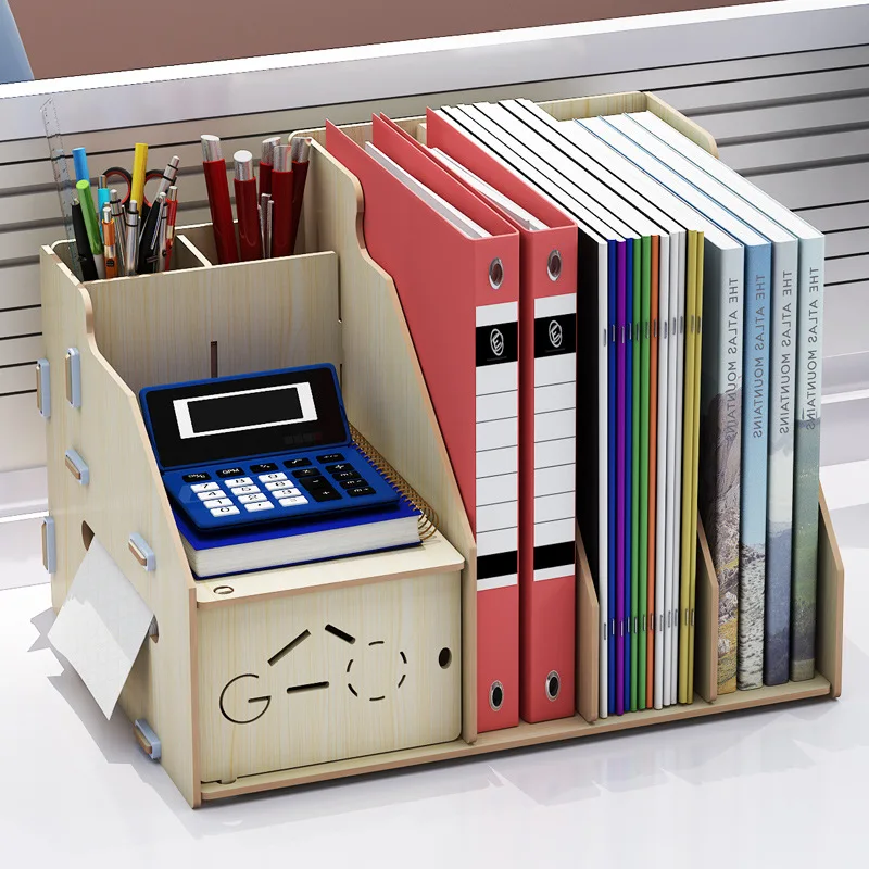 

Save space, thick file rack, multi-layer four-frame frame, convenient assembly, office supplies data rack