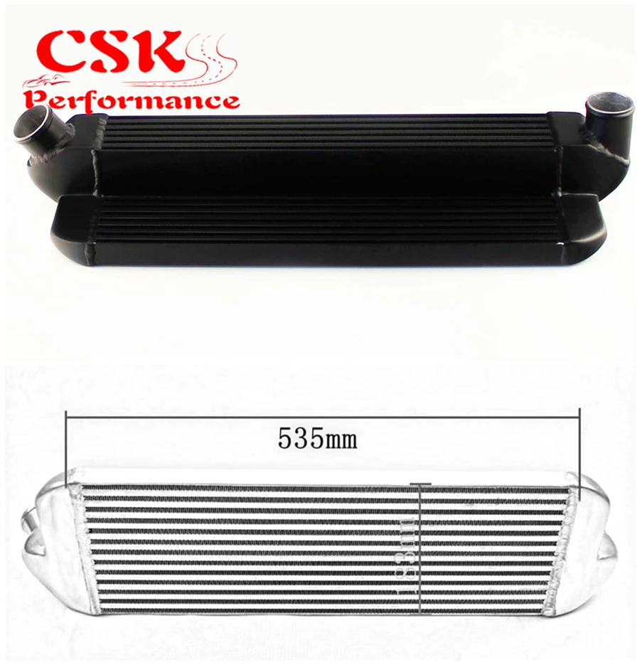 Передний монтажный интеркулер для BMW Mini Cooper S R56 R57 FMINTR56 2007 2012 черный|mount intercooler|front