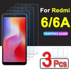 Защитное стекло для xiaomi redmi 6, 6a, 9H, 3 шт.