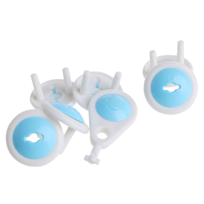 

6Pcs Power Electric Outlet 2 Plug Baby Child Infant Kids Plug Covers Safety D7YD