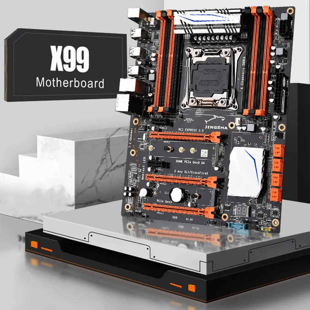 Preise Motherboard X99 Chipsatz Mainboard Lga 2011-3 Mutter Board Support Intel Xeon E5-2678v3 / 2669v3 / 2649v3 / 2629v3