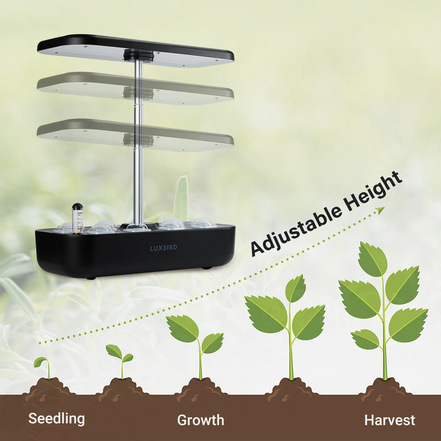 Full Spectrum LED Grow Light Smart Control Hydroponics Growing System Inkbird Indoor Herb Flower Garden Greenhouse Plant Growth | Дом и сад
