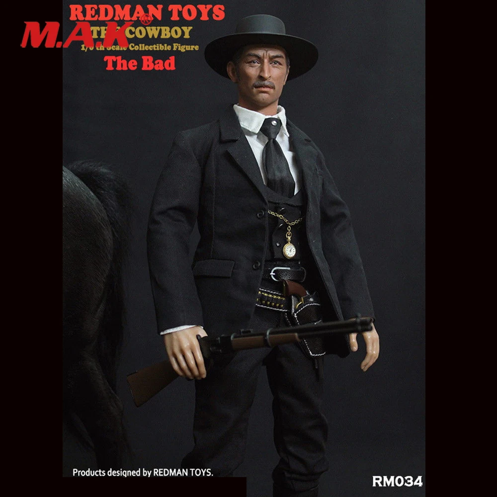 

RM034 The Bad 1/6 Scale The CowboyCollectible Full Sets Male Action Figure Model for Fans Collection Gifts In Stock Items