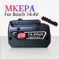14 4v 4800mah rechargeable li ion battery cell pack for bosch cordless electric drill screwdriver bat607bat607gbat614g