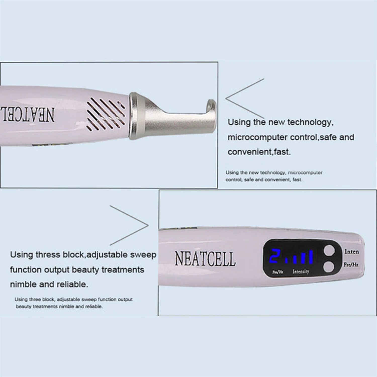 Пикосекундных лазерная ручка светильник терапия тату шрам моль веснушки темно