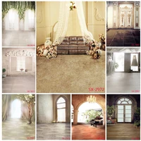 shengyongbao vinyl photography backdrops prop flower wood floor castle wedding theme photo studio background 2157 yxfl 53
