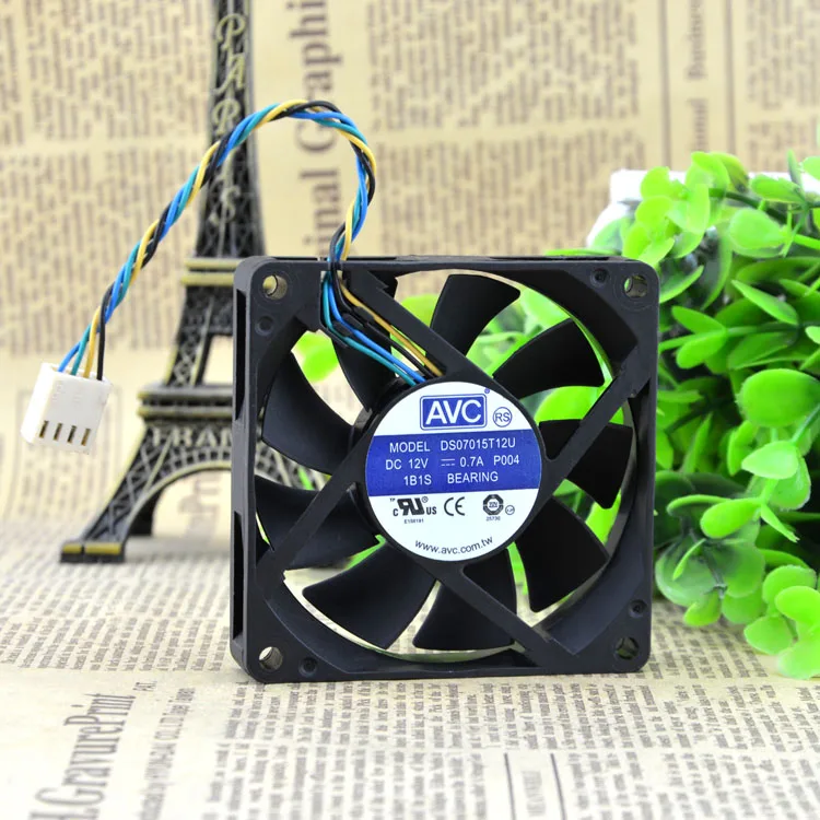 Новый DS07015T12U 12V0. 70A 7 см 7015 4PWM защиты электродвигателя Вентилятор