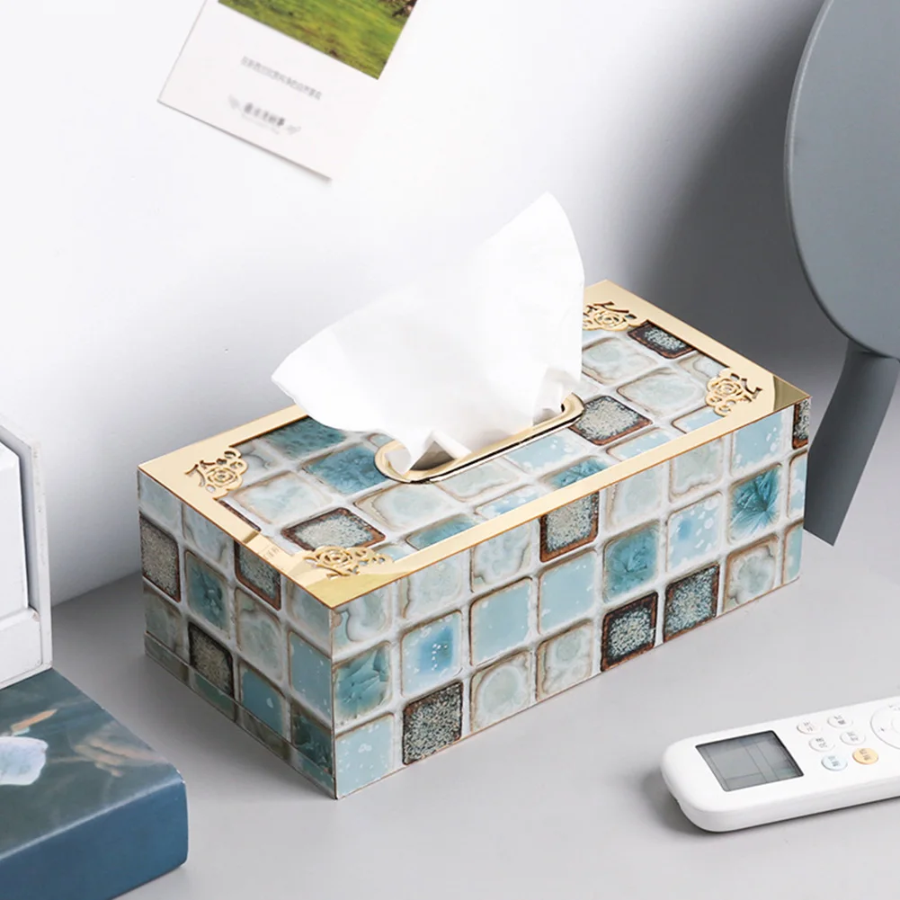 Деревянный держатель для салфеток в скандинавском стиле прямоугольный