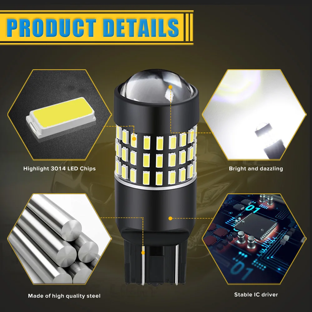 2 шт. автомобисветодиодный светодиодные лампы T20 7443 W21/5W W21 5W 3014 78 SMD 6000 | Автомобили