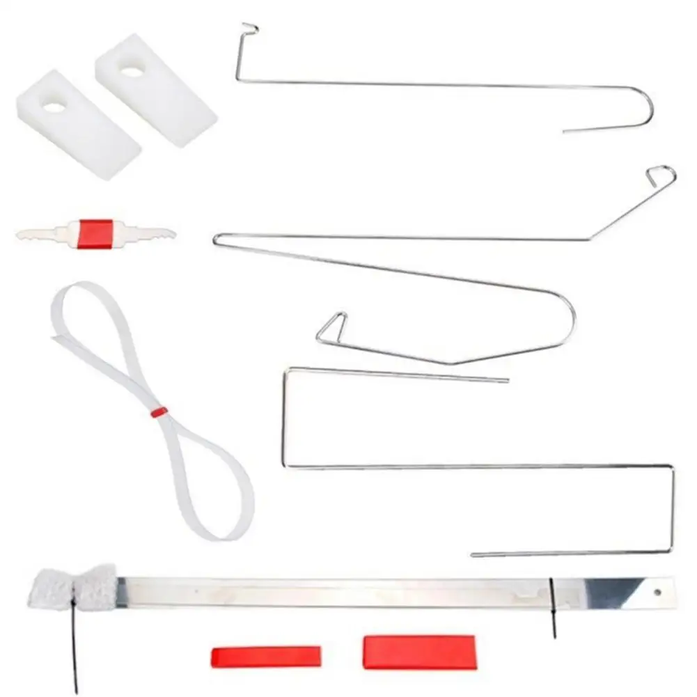 

9Pcs/Set Universal Car Lock Out Emergency Tool Kit Unlock Door Open Tool Special Car Repair Tools Auto Door Maintenance Tools